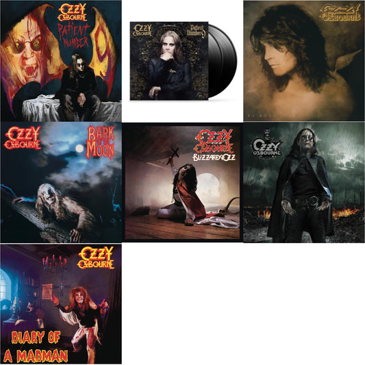 Ozzy Osbourne - Patient #9 (2LP/Alternative Todd Mcarlane Cover/Comic Book & Patient Number 9 & No More Tears (2LP) & Bark At The Moon & Blizzard Of Ozz (180G/30Th Anniversary Legacy Edition) & Black Rain (2LP) & Diary Of A Madman (180G)