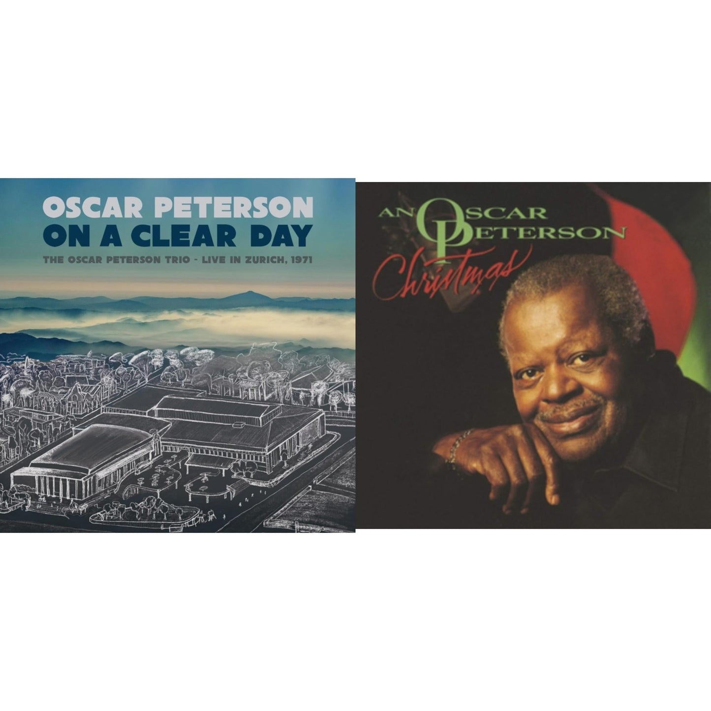 Oscar Peterson - On A Clear Day: The Oscar Peterson Trio - Live In Zurich, 1971 (2LP/Color Vinyl) (Rsd) & Oscar Peterson Christmas