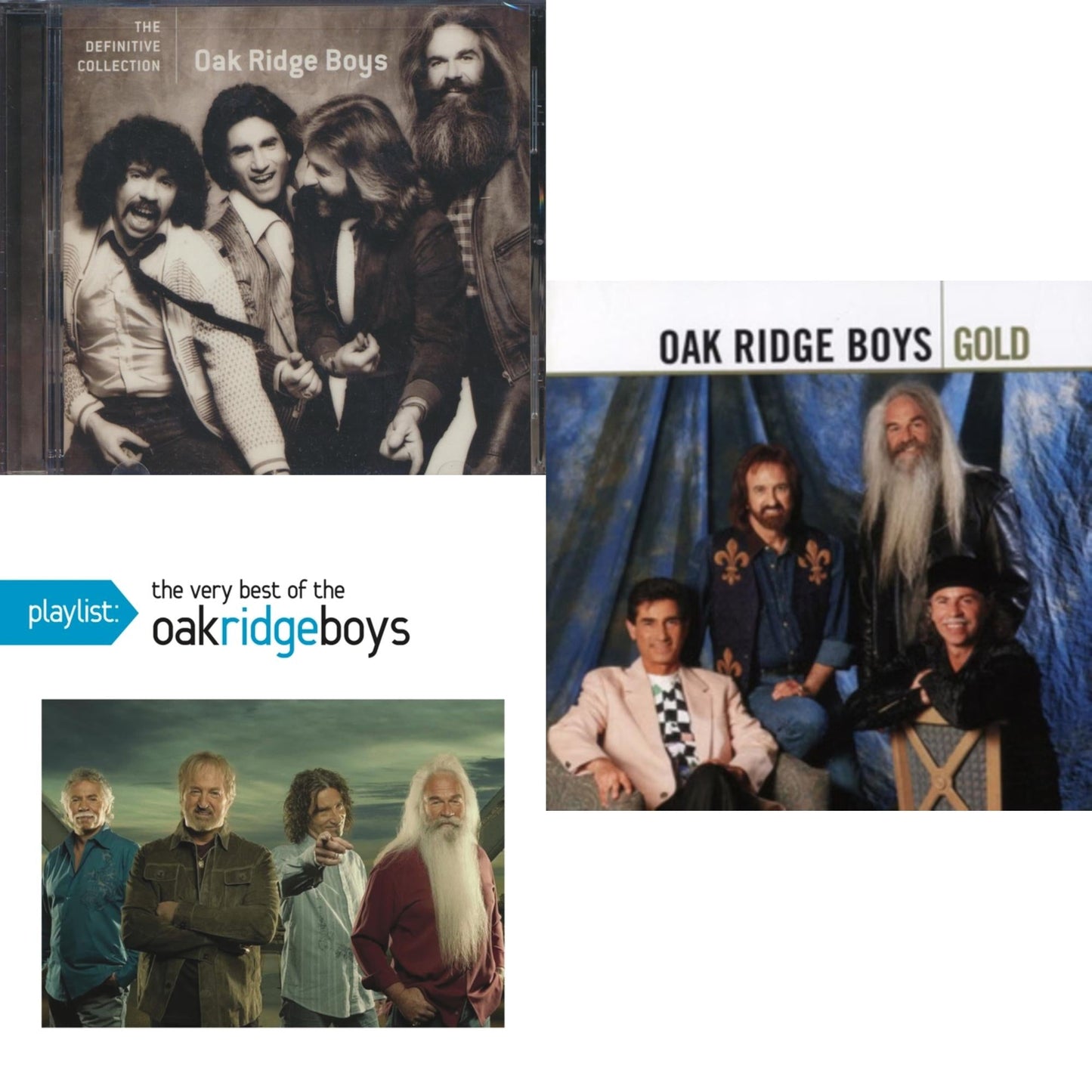 Oak Ridge Boys - Definitive Collection & Playlist: Very Best Of The Oak Ridge Boys & Gold - CD Bundle