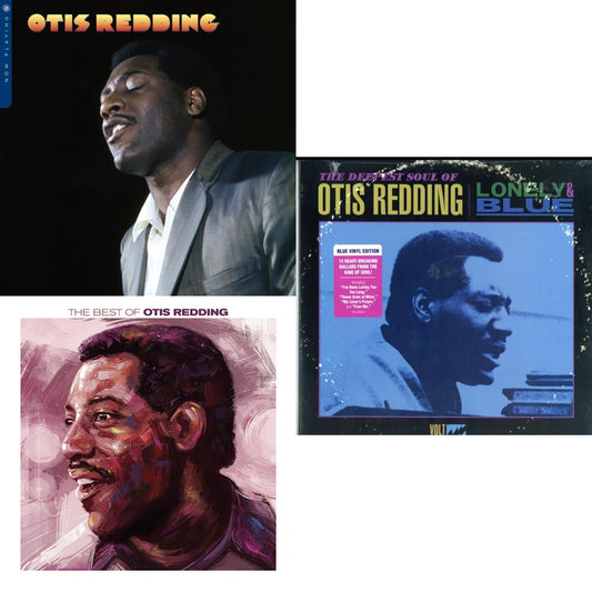 Otis Redding - Now Playing & Best Of Otis Redding & Lonely & Blue: Deepest Soul Of Otis Redding - LP Vinyl Bundle