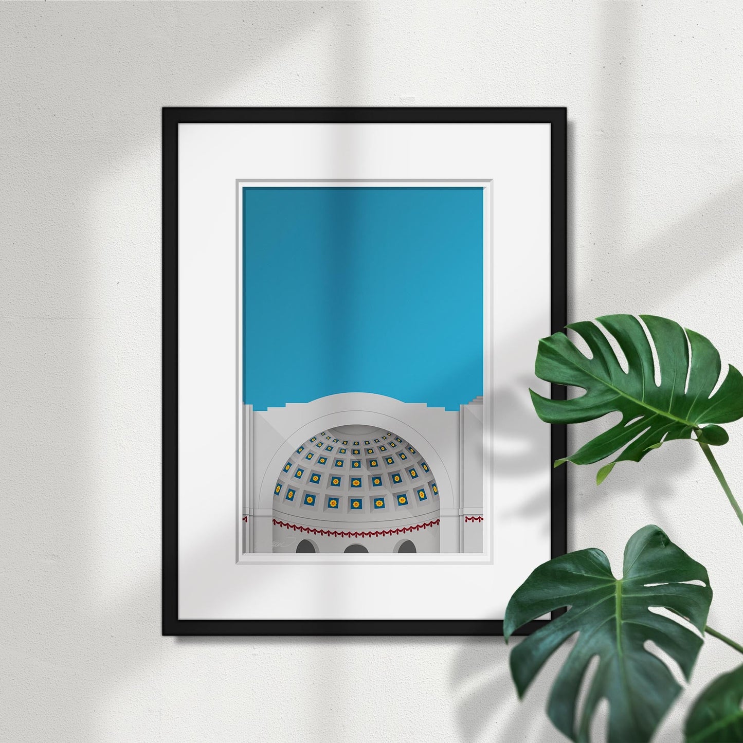 Minimalist Ohio Stadium Art Print
