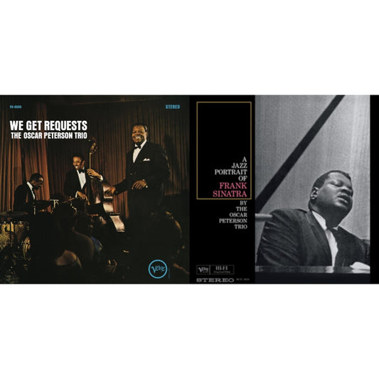 Oscar Trio Peterson - We Get Requests (Verve Acoustic Sounds Series) & Jazz Portrait Of Frank Sinatra (Verve By Request Series) - LP Vinyl Bundle