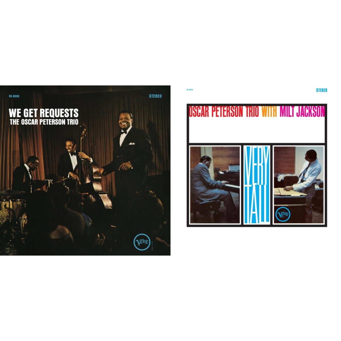 Oscar Trio Peterson - We Get Requests (Verve Acoustic Sounds Series) & Very Tall (Verve Acoustic Sound Series) - LP Vinyl Bundle