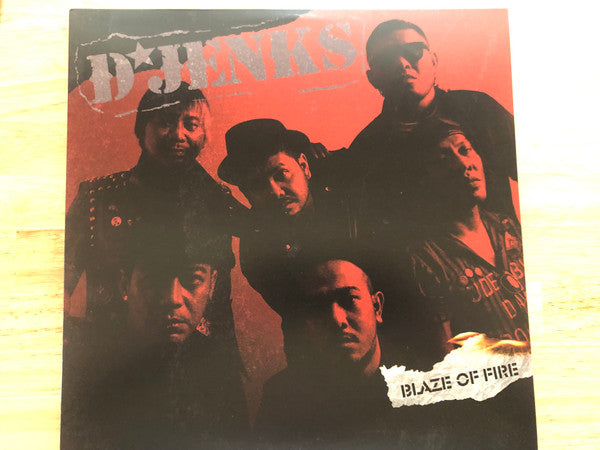 D' Jenks - Blaze Of Fire [Colored Vinyl] (Ofgv) (Red) Vinyl Record Album Cover