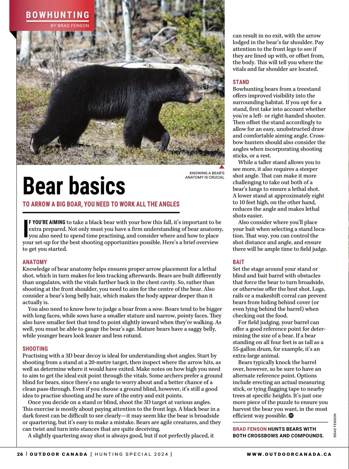 Outdoor Canada – Hunting Special 2024: 5 Moose Tactics, Elk Hunt Essentials, Black Bear Hunting, Hassle-Free Goose Hunts, Strategies, Gear, Destinations, Elk Essentials, Best-Bet Blinds, Trends & More
