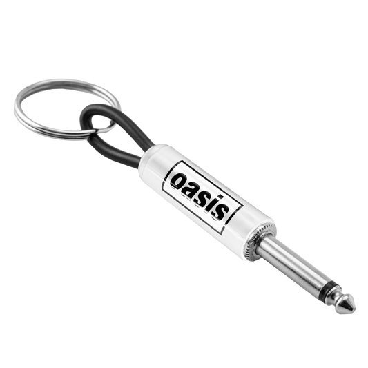 Oasis Logo Guitar Plug Keychain Pluginz Keychains