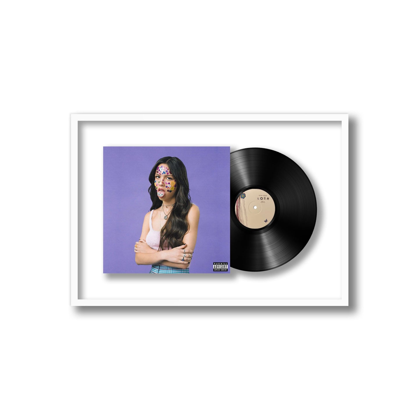 Olivia Rodrigo Sour Framed Vinyl Record