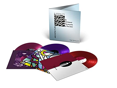 Architecture & Morality - The Singles [Magenta/Purple/Red 3 12" LPs] Vinyl Record