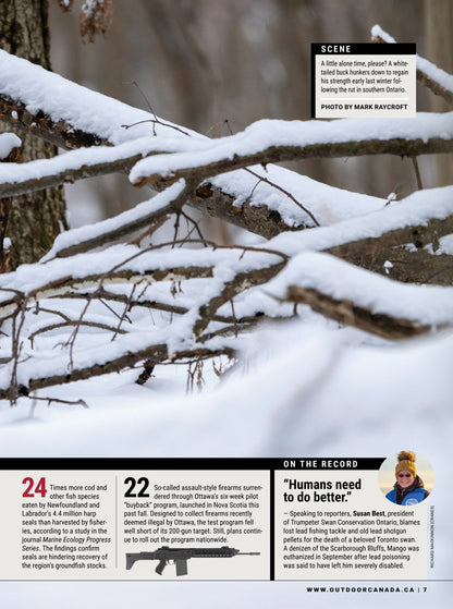 Outdoor Canada - Winter 2026: Hardwater Ice Fishing Special, Lipless Crankbaits, Canoe Making, Life Of A Trapper, Dusky Grouse Hunting, Snowmobile Adventures, Mexico's Fly-Fishing Secret & More!