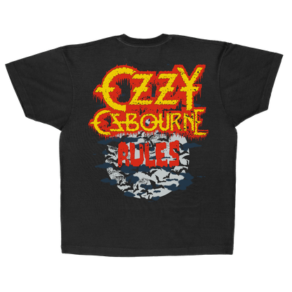 Ozzy Osbourne Blue Demon Mens T Shirt Black Officially Licensed