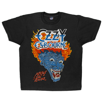 Ozzy Osbourne Blue Demon Mens T Shirt Black Officially Licensed