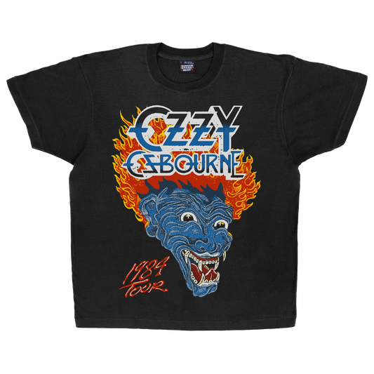 Ozzy Osbourne Blue Demon Mens T Shirt Black Officially Licensed