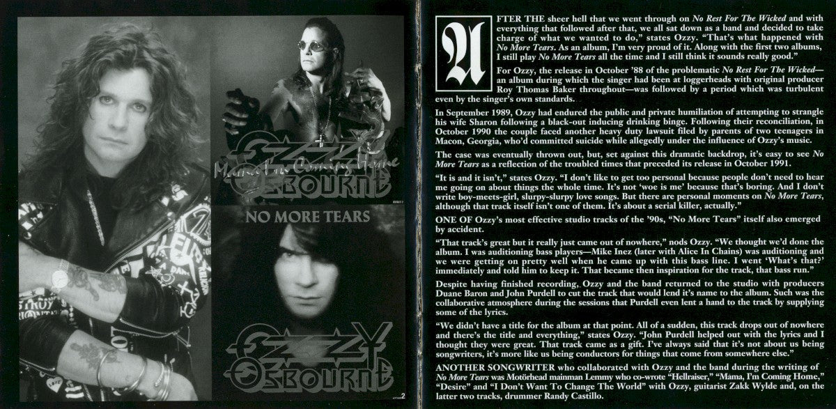 Ozzy Osbourne – No More Tears (2-LP Vinyl) Vinyl Record