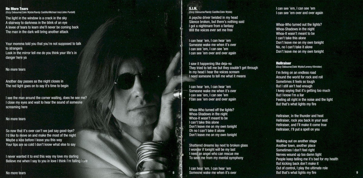 Ozzy Osbourne – No More Tears (2-LP Vinyl) Vinyl Record