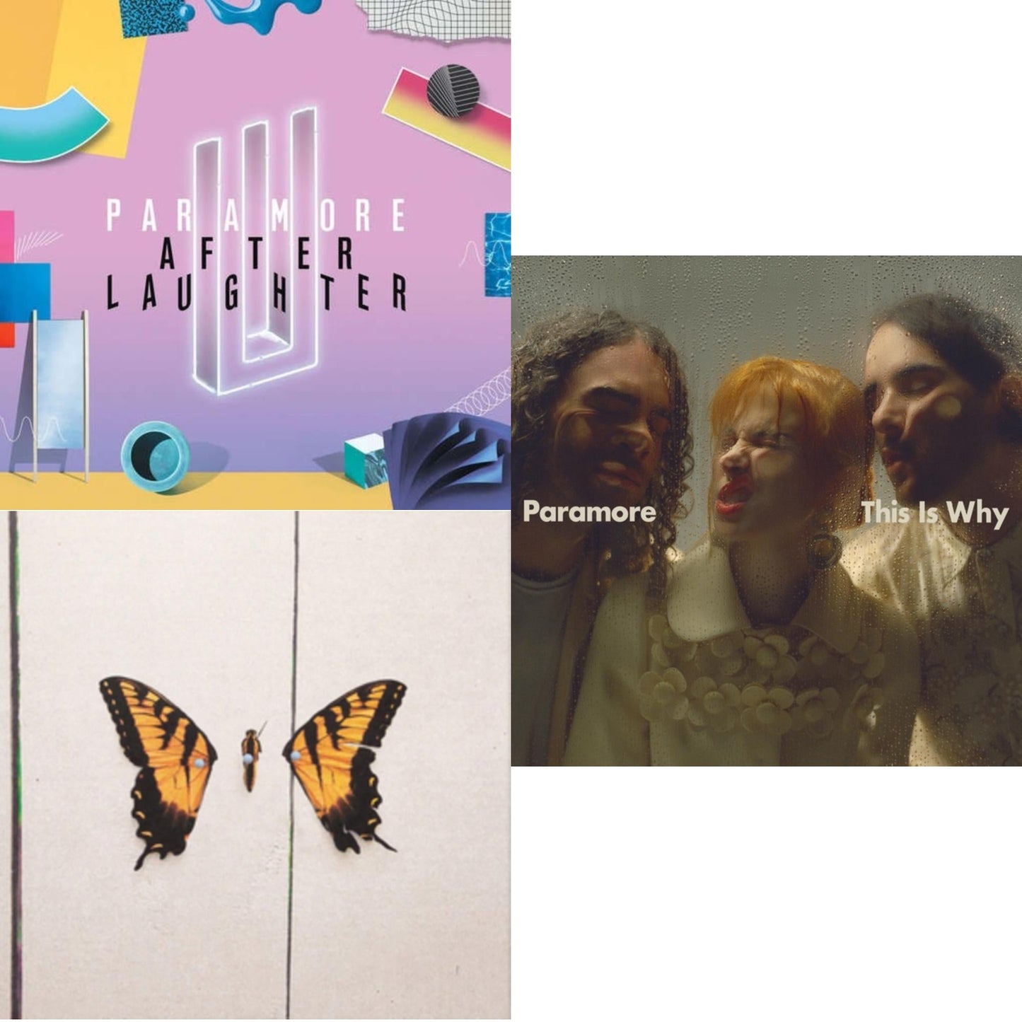 Paramore - This Is Why & After Laughter (Black & White Marble LP Vinyl/Dl Card) (I) & Brand New Eyes