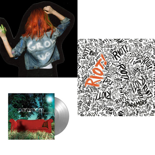 Paramore - Paramore (2LP) & All We Know Is Falling (Silver LP Vinyl) & Riot! (Fbr 25Th Anniversary Edtion/Silver LP Vinyl)