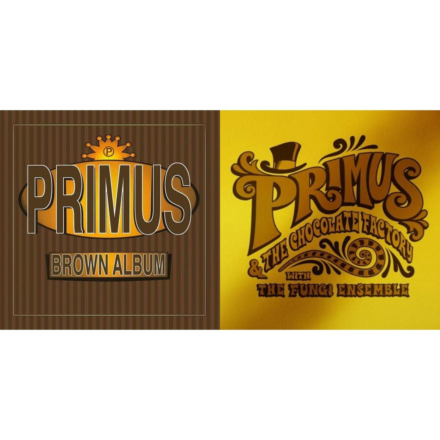 Primus - Brown Album (2LP) & Primus & The Chocolate Factory With The Fungi Ensemble (Gold LP Vinyl)