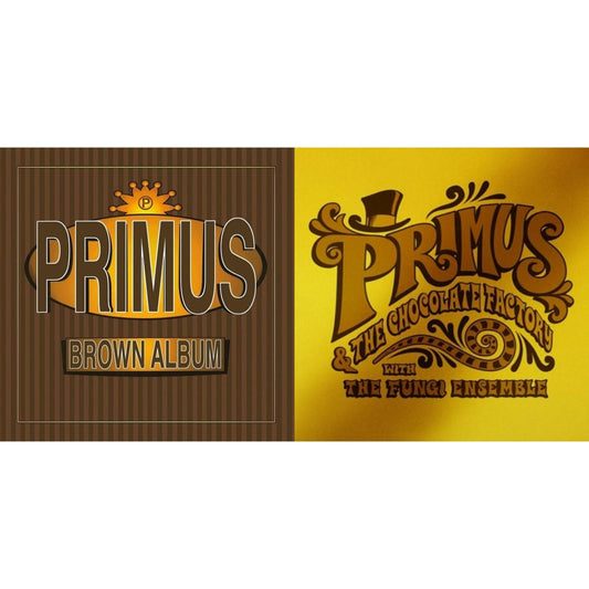 Primus - Brown Album (2LP) & Primus & The Chocolate Factory With The Fungi Ensemble (Gold LP Vinyl)