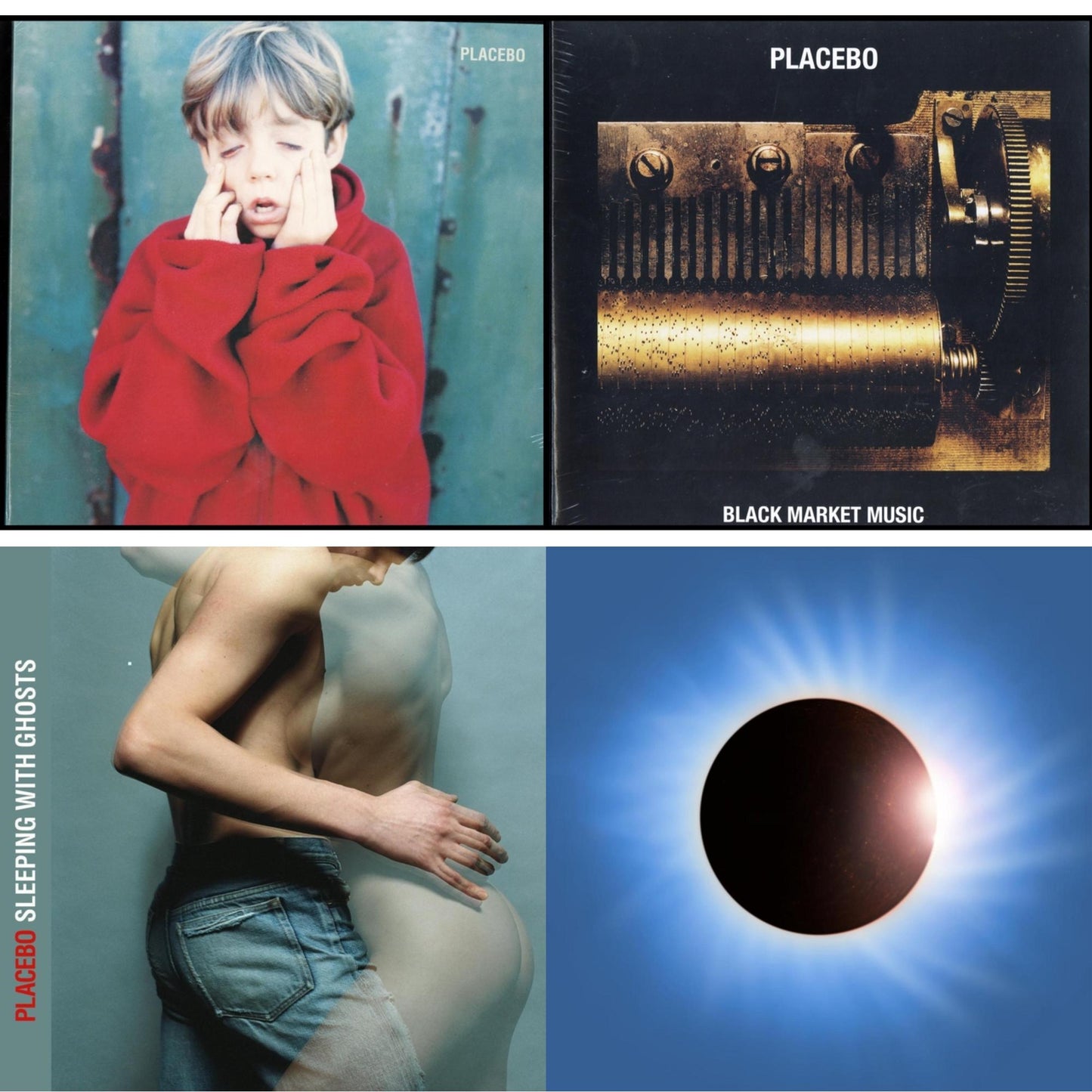 Placebo - Placebo & Black Market Music & Sleeping With Ghosts & Battle For The Sun - LP Vinyl Bundle