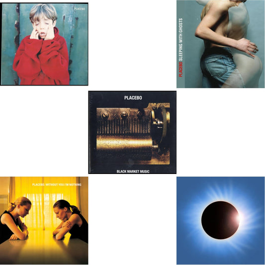 Placebo - Placebo & Without You I'm Nothing & Black Market Music & Sleeping With Ghosts & Battle For The Sun - LP Vinyl Bundle