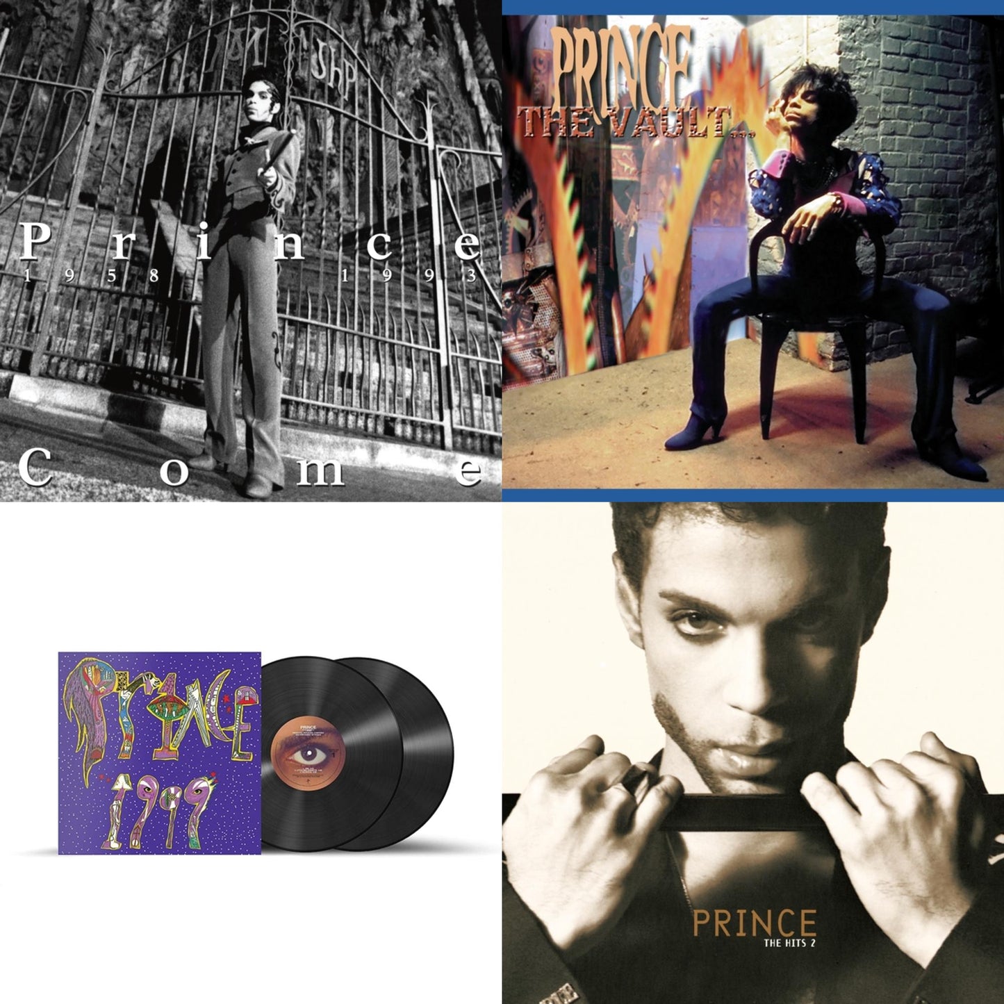 Prince - 1999 (X) & Come & Vault - Old Friends 4 Sale & Hits 2 (X) (2LP)
