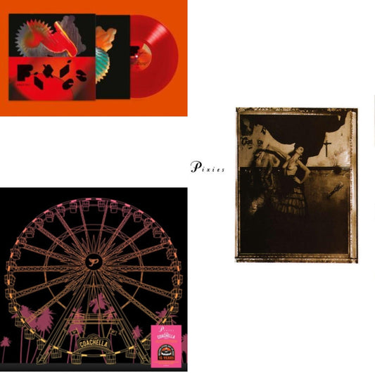 Pixies - Doggerel & Live At Coachella 2004 (140G/Orange & Yellow Marbled LP Vinyl/Etching D-Side) & Surfer Rosa