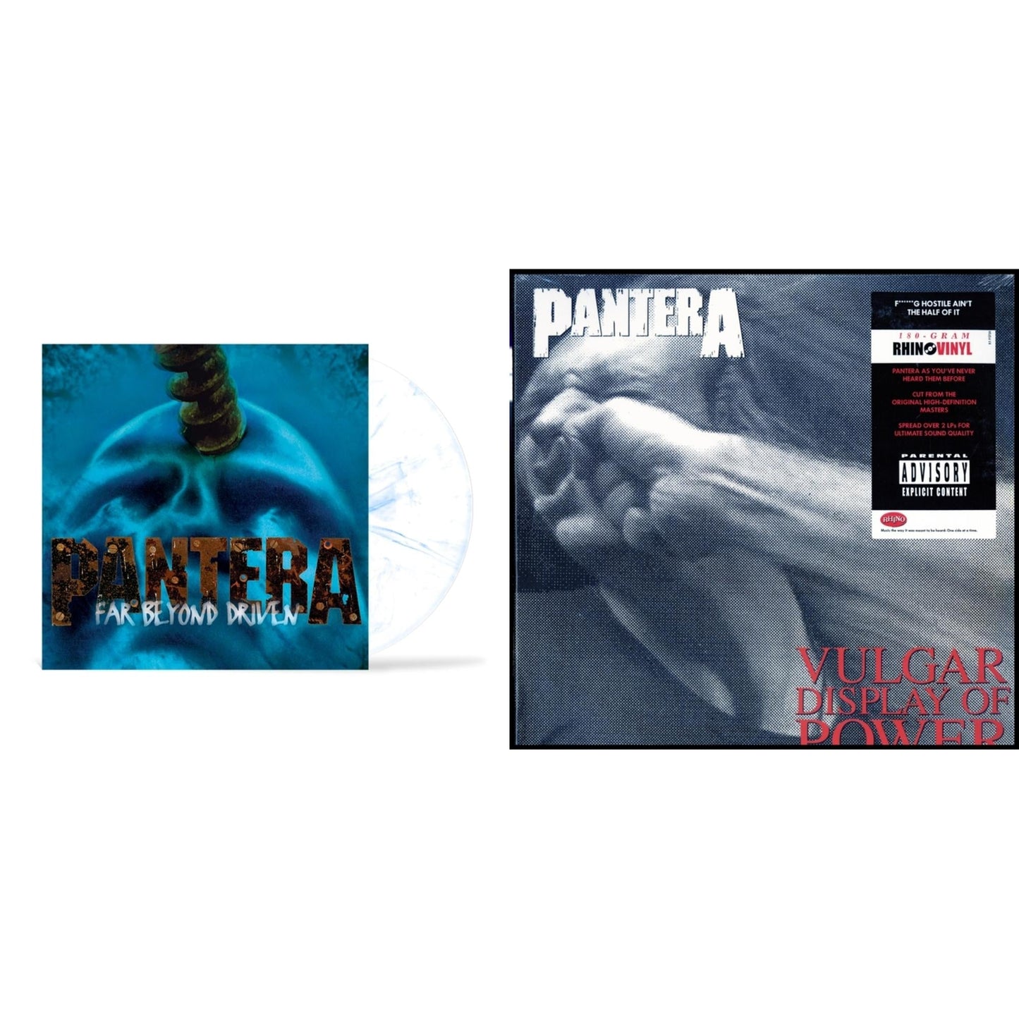 Pantera - Far Beyond Driven (Marbled Yellow LP Vinyl) (I) & Vulgar Display Of Power