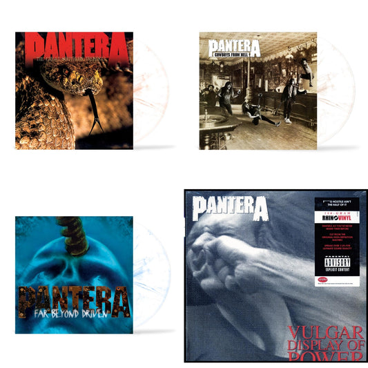 Pantera - Great Southern Trendkill (Marbled Orange LP Vinyl) (I) & Far Beyond Driven (Marbled Yellow LP Vinyl) (I) & Cowboys From Hell (Marbled Brown LP Vinyl) (I) & Vulgar Display Of Power