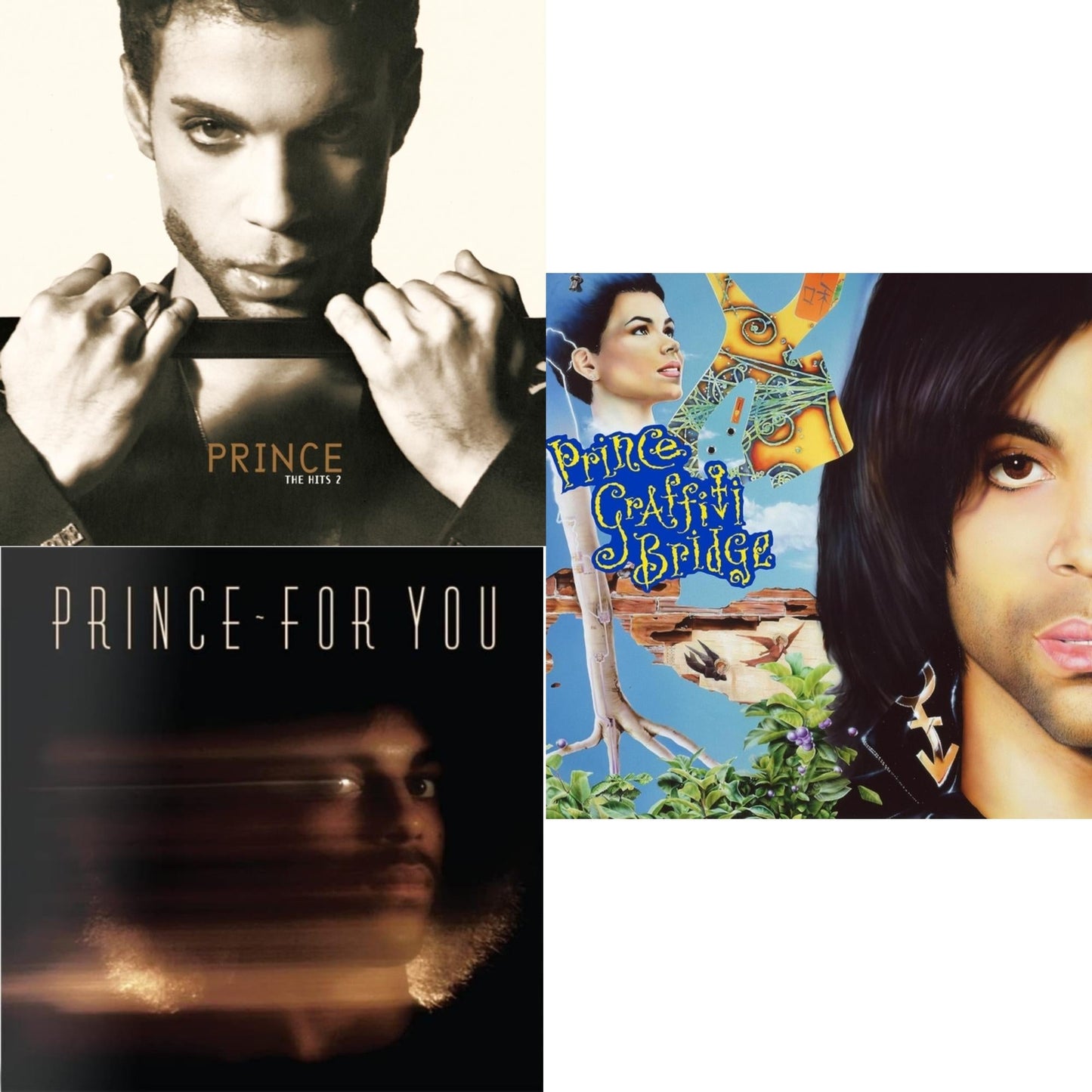 Prince - For You & Hits 2 (X) (2LP) & Music From Graffiti Bridge (X) (2LP)