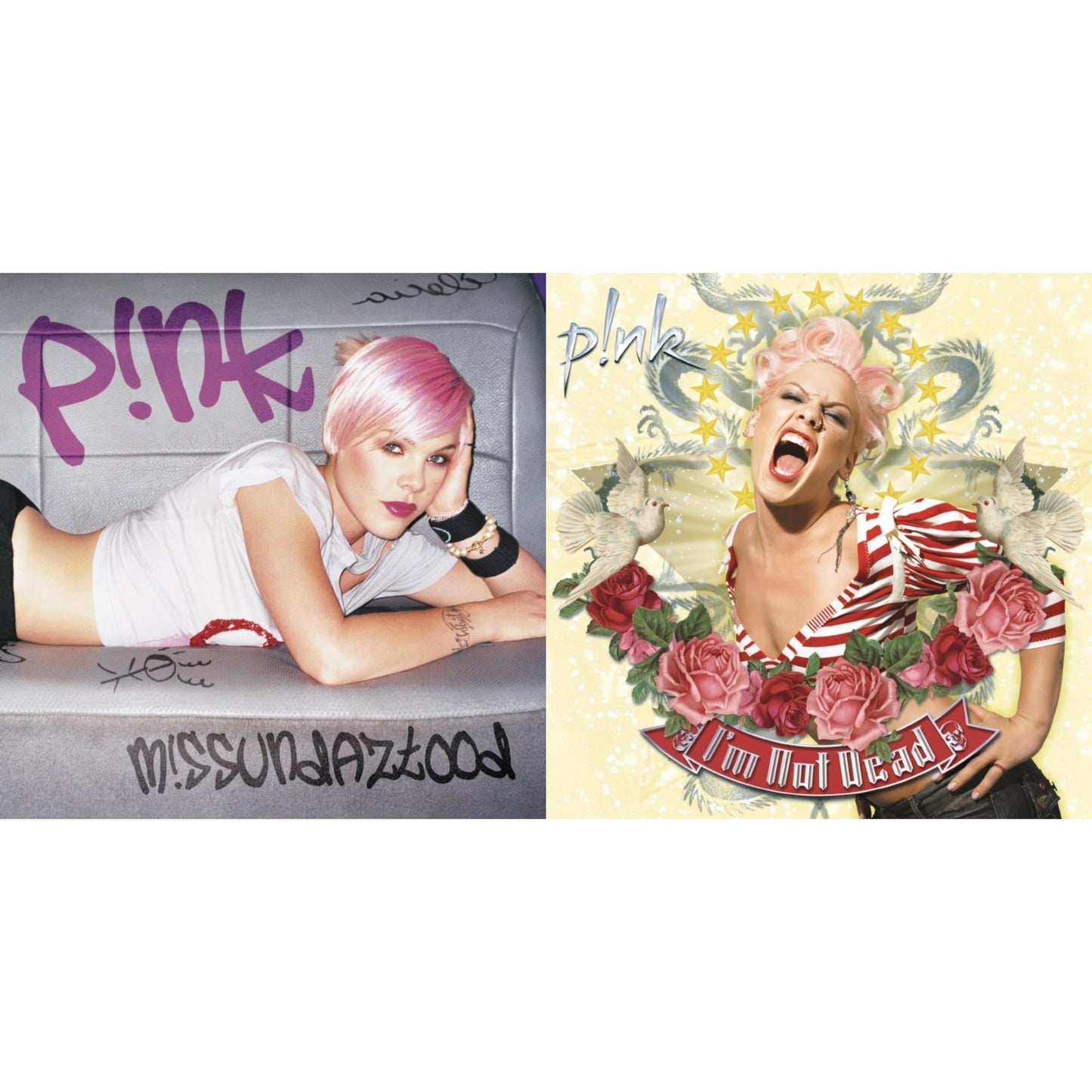 Pink - Missundaztood (2LP/140G) & I’M Not Dead (Pink LP Vinyl)V