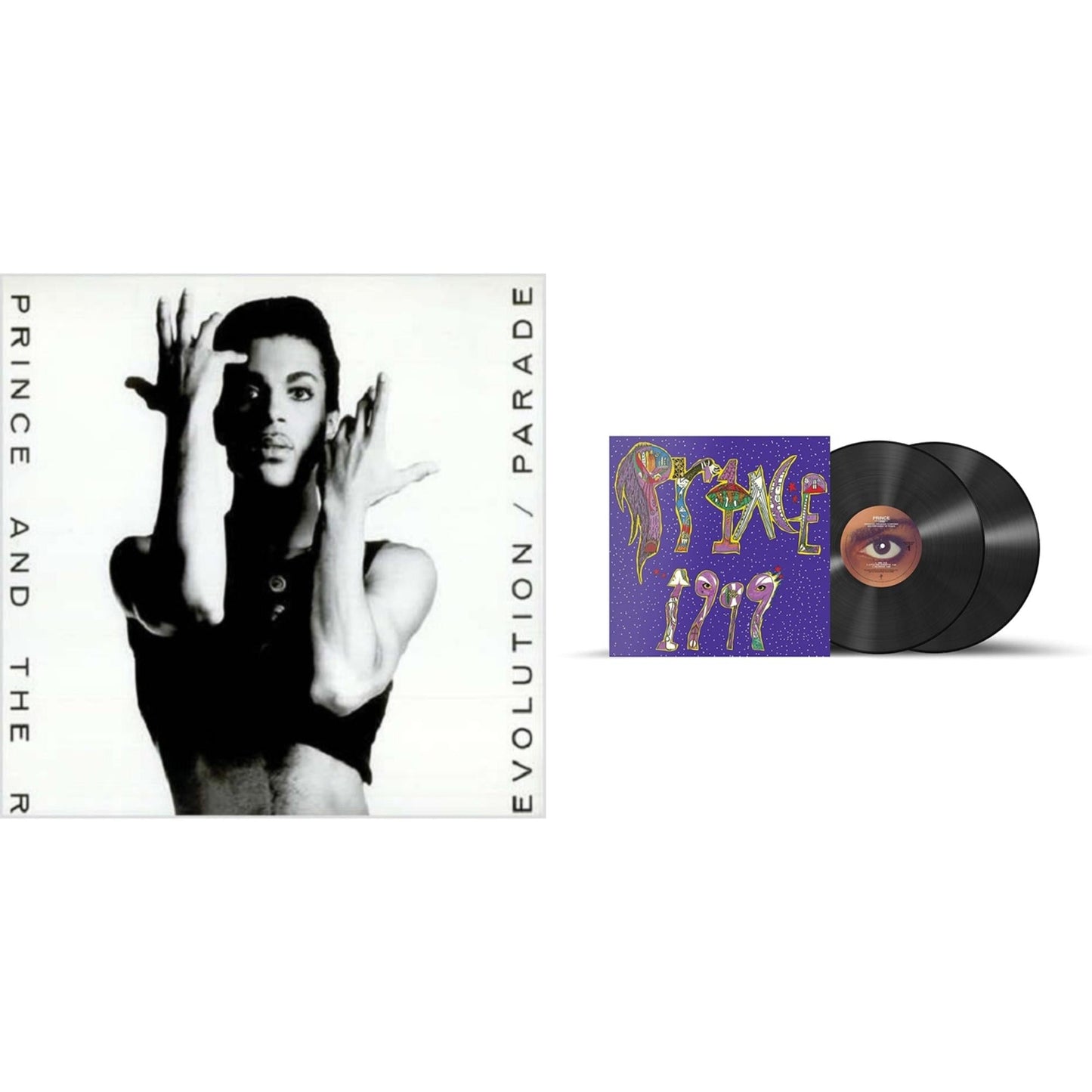 Prince - Parade (Music From Under The Cherry Moon) & 1999 (X) - LP Vinyl Bundle