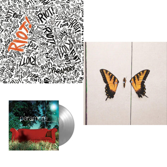 Paramore - All We Know Is Falling (Silver LP Vinyl) & Riot! (Fbr 25Th Anniversary Edtion/Silver LP Vinyl) & Brand New Eyes