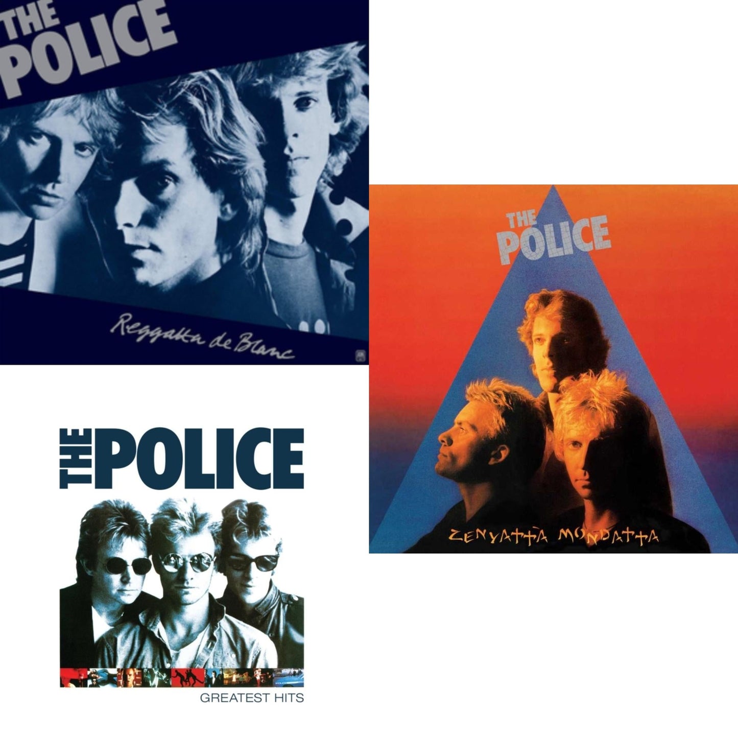 Police - Greatest Hits (2LP) & Reggatta De Blanc & Zenyatta Mondatta