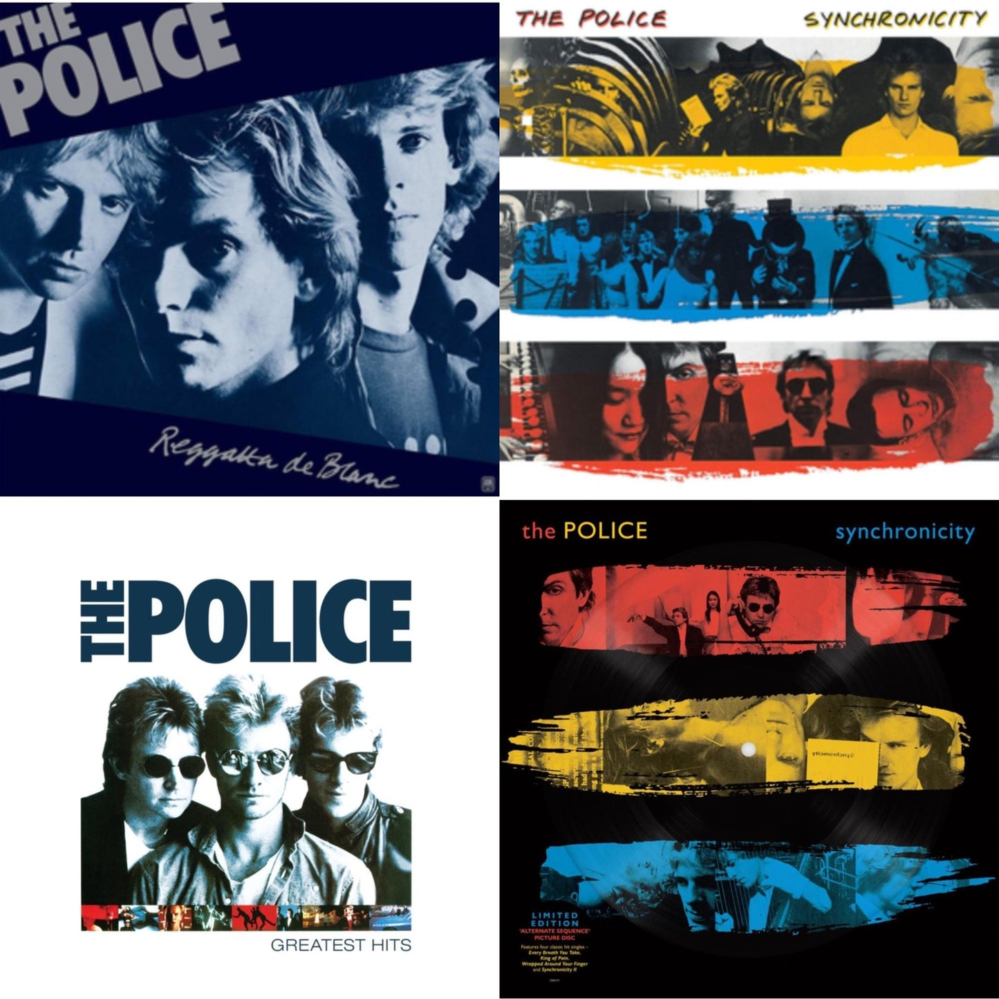 Police - Reggatta De Blanc & Synchronicity & Greatest Hits (2LP) & Synchronicity (Picture Disc)
