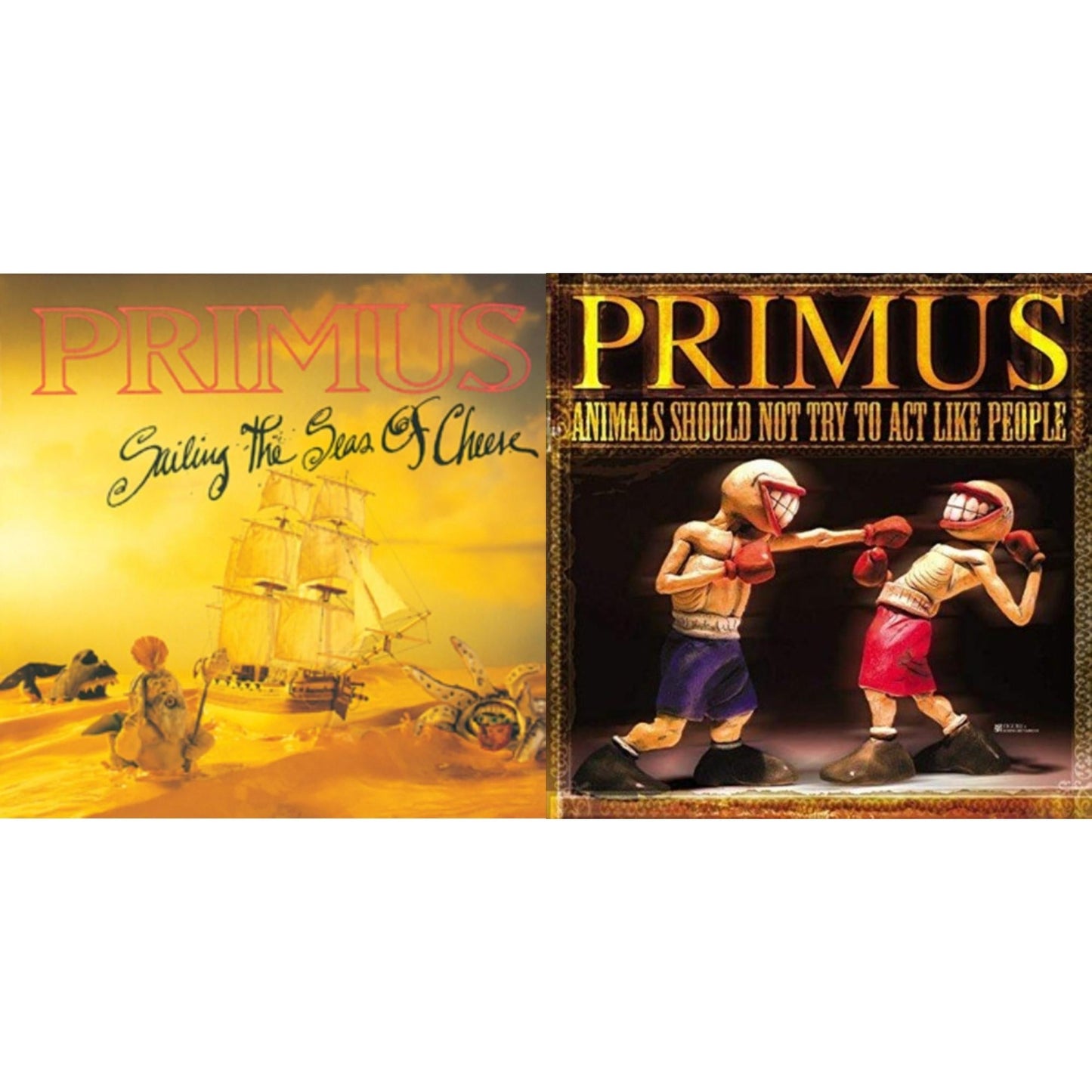 Primus - Sailing Seas Of Cheese & Animals Should Not Try To Act Like People - LP Vinyl Bundle
