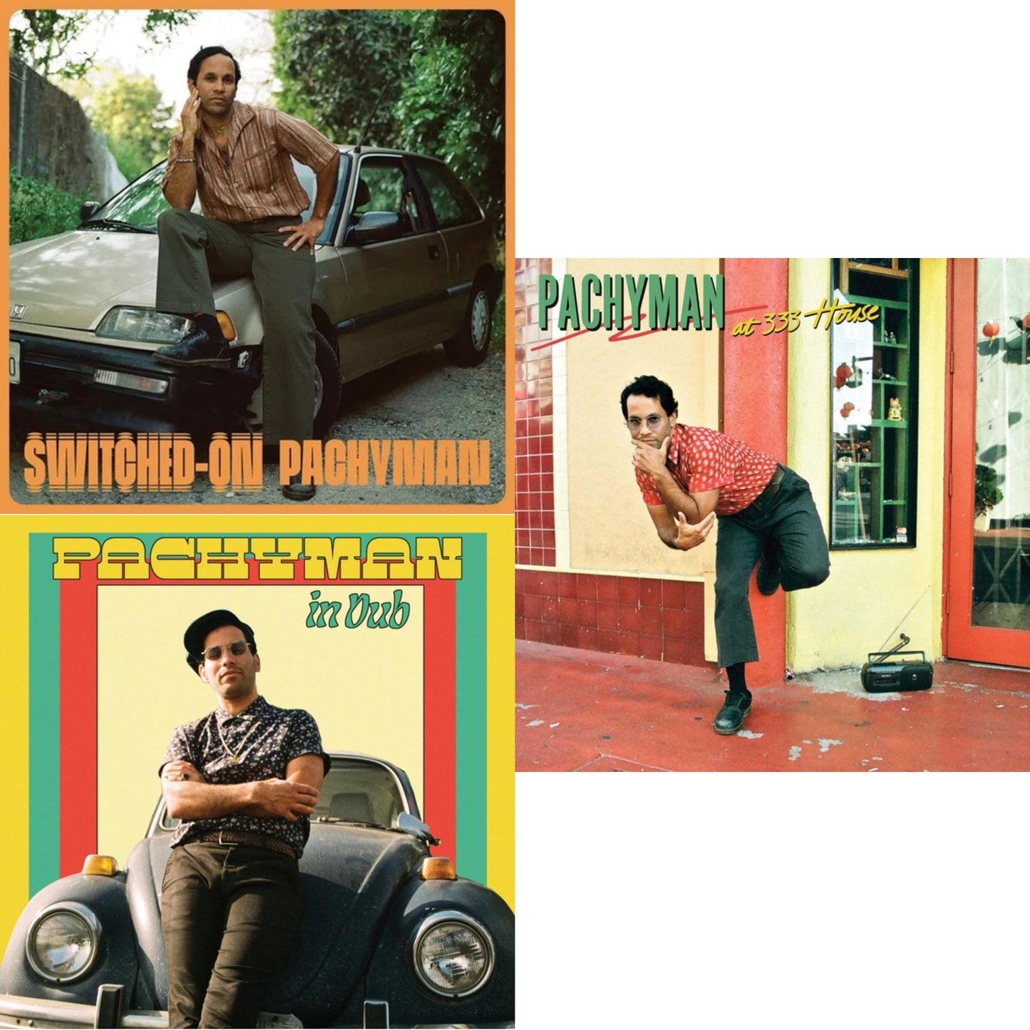 Pachyman - Switched-On & In Dub & At 333 House - LP Vinyl Bundle
