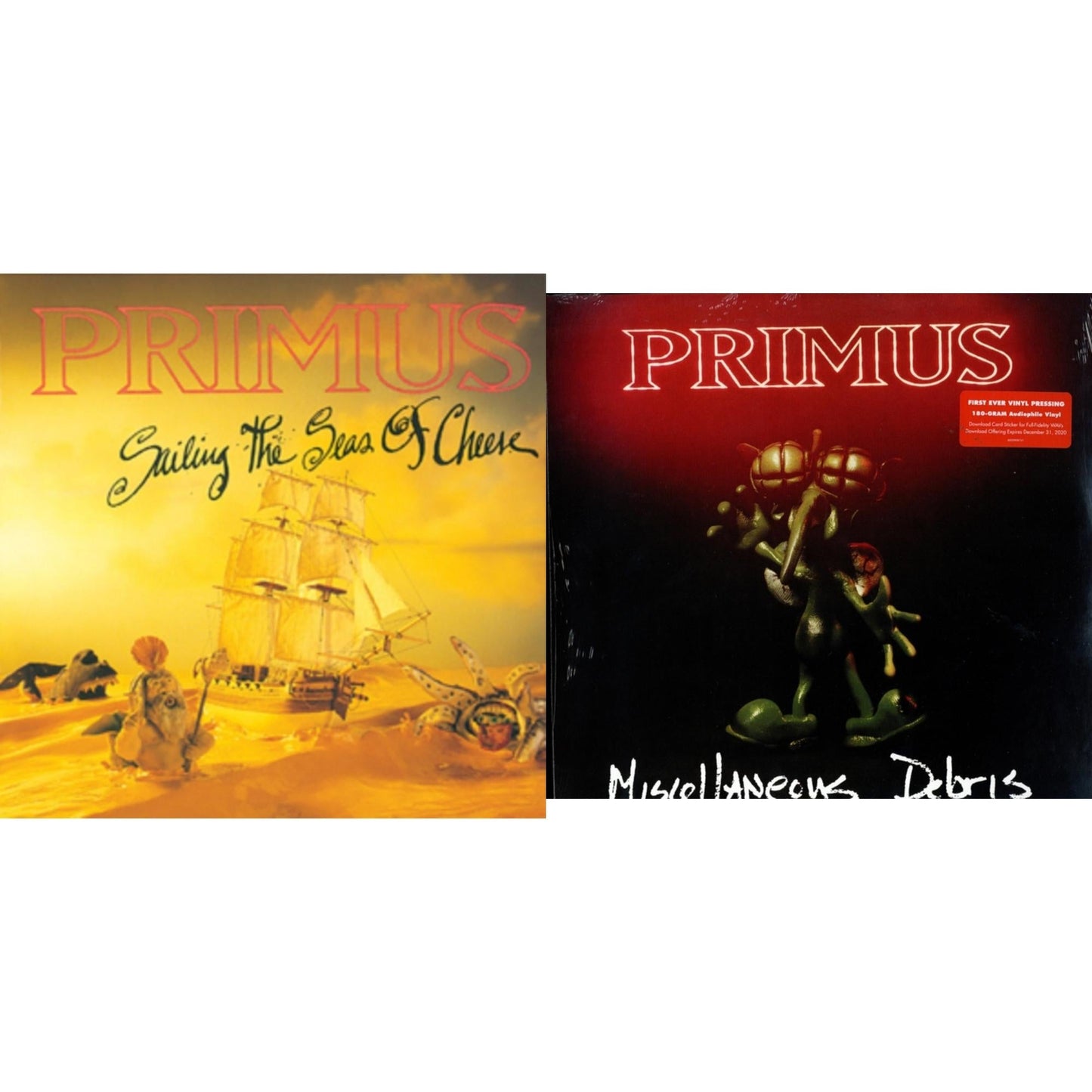 Primus - Sailing Seas Of Cheese & Miscellaneous Debris - LP Vinyl Bundle