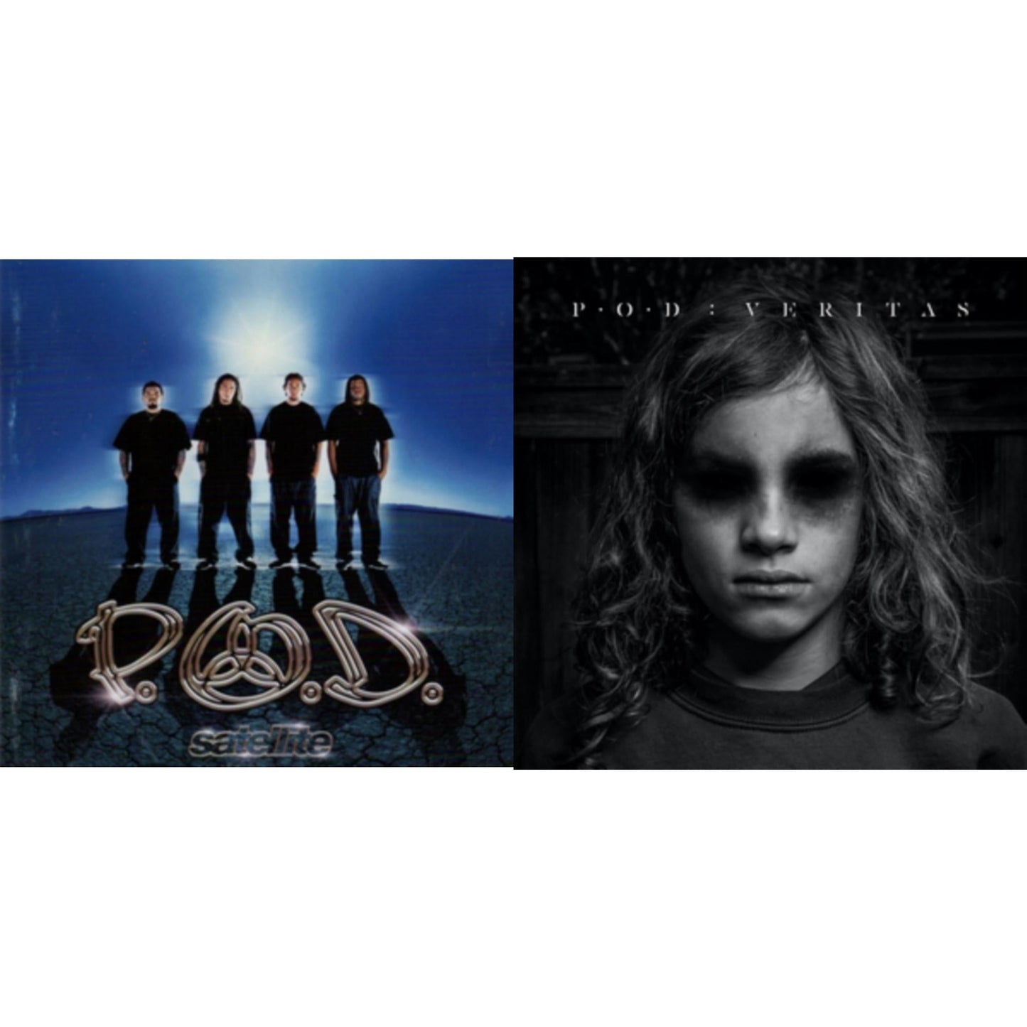 P.O.D. - Satellite (2LP) (Rocktober) & Veritas (Clear LP Vinyl)