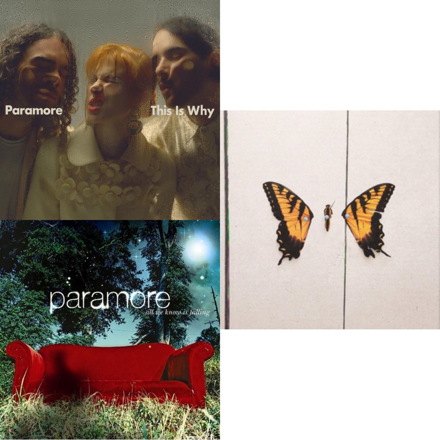 Paramore - This Is Why & All We Know Is Falling & Brand New Eyes - LP Vinyl Bundle
