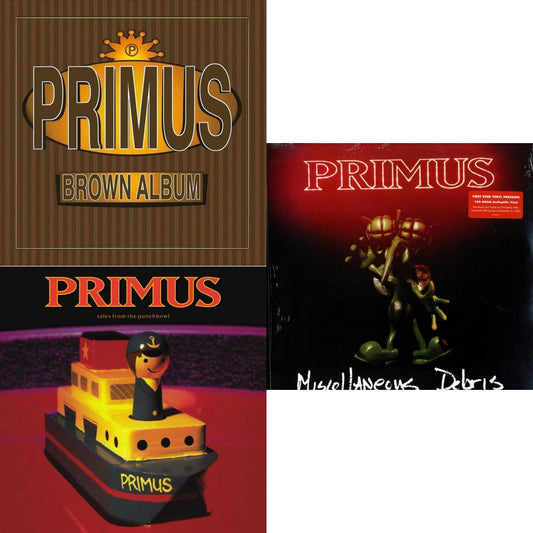 Primus - Brown Album (2LP) & Tales From The Punchbowl (2LP) & Miscellaneous Debris