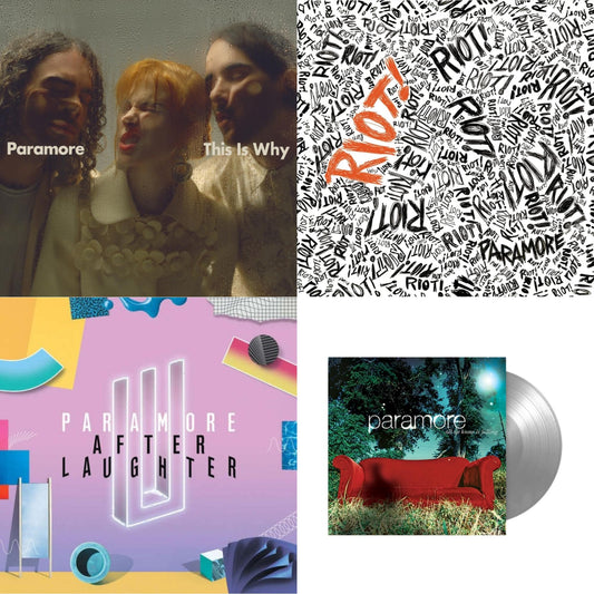 Paramore - This Is Why & All We Know Is Falling (Silver LP Vinyl) & Riot! (Fbr 25Th Anniversary Edtion/Silver LP Vinyl) & After Laughter (Black & White Marble LP Vinyl/Dl Card) (I)