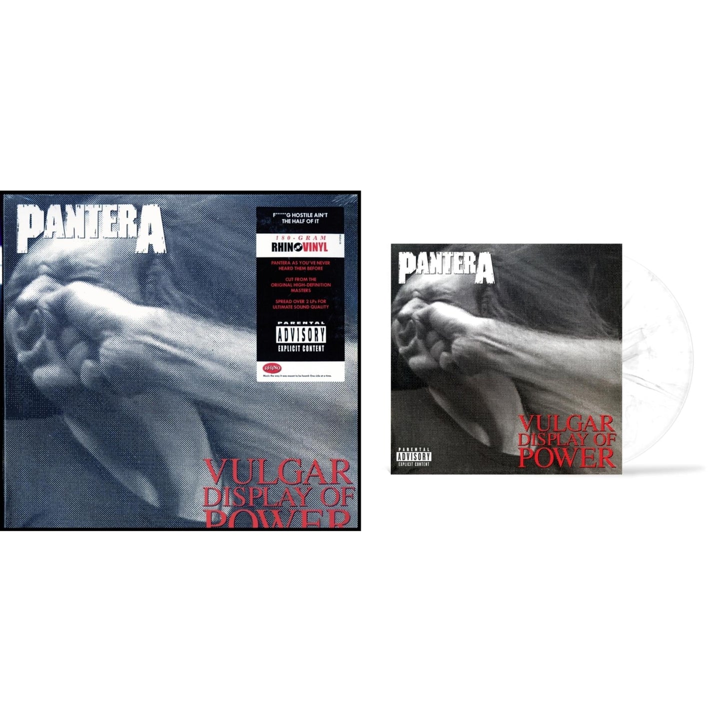 Pantera - Vulgar Display Of Power (Marbled Black/Grey LP Vinyl) (I) & Vulgar Display Of Power