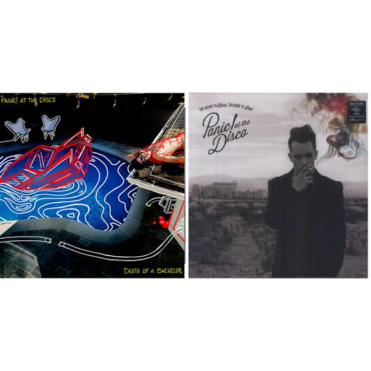 Panic! At The Disco - Death Of A Bachelor (Fbr 25Th Anniversary/Silver LP Vinyl) & Too Weird To Live Too Rare To Die