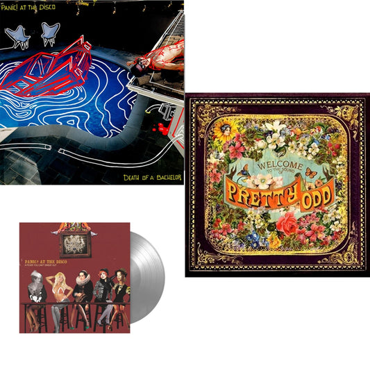 Panic! At The Disco - Death Of A Bachelor (Fbr 25Th Anniversary/Silver LP Vinyl) & Fever You Can't Sweat Out (Fbr 25Th Anniversary Edition/Silver LP Vinyl) & Pretty Odd