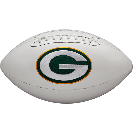Green Bay Packers Embroidered Logo Autograph Edition Football