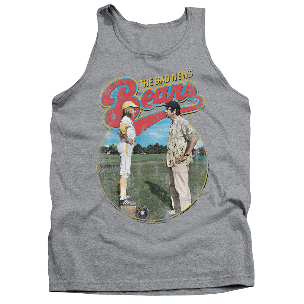 Bad News Bears Vintage Mens Tank Top Shirt Athletic Heather