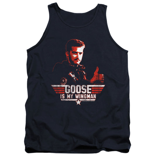 Top Gun Wingman Goose Mens Tank Top Shirt Navy