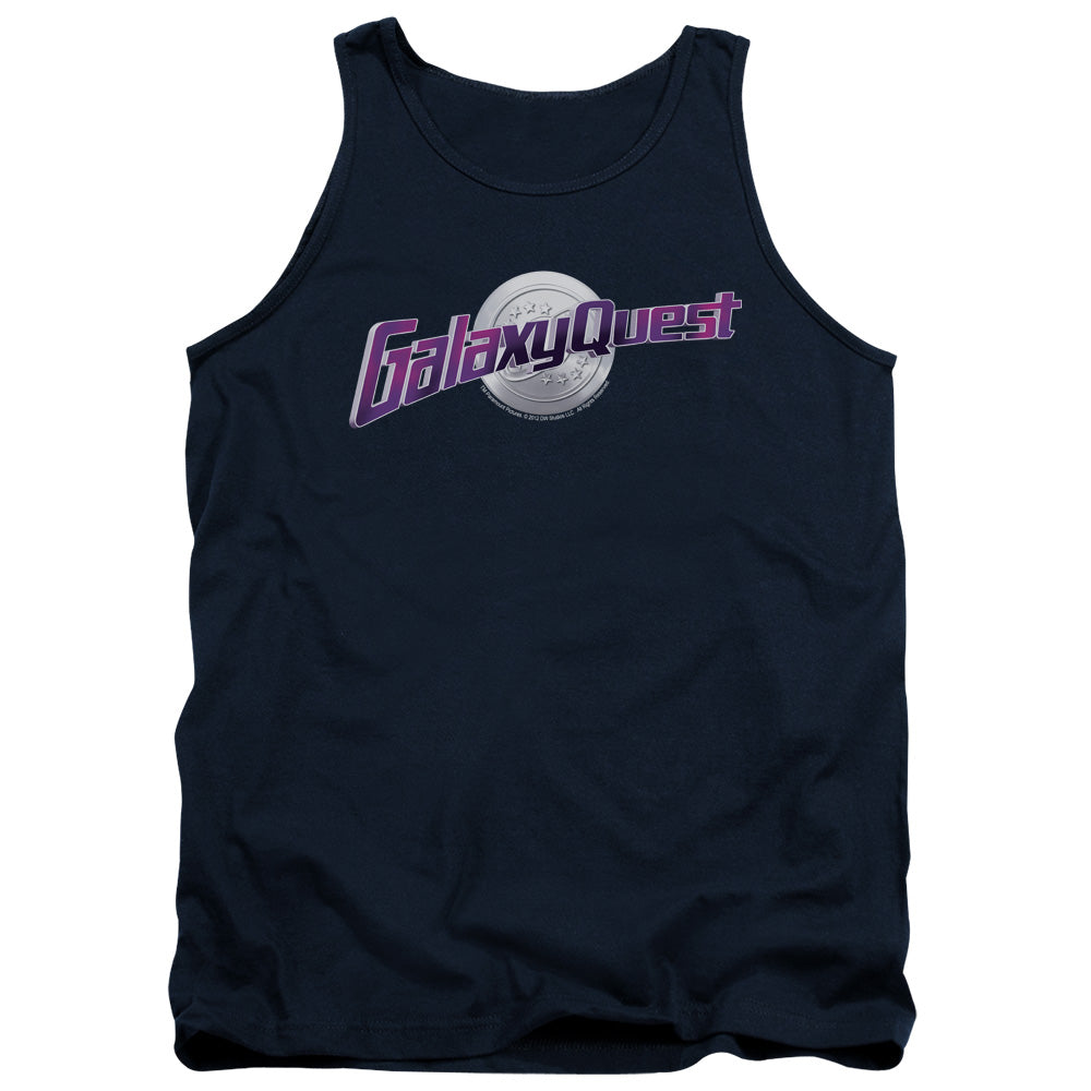 Galaxy Quest Logo Mens Tank Top Shirt Navy