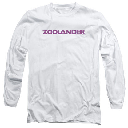 Zoolander Logo Mens Long Sleeve Shirt White Officially Licensed