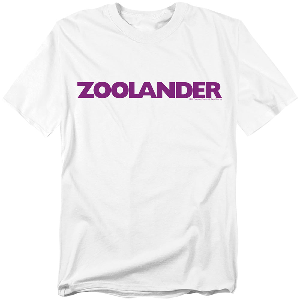 Zoolander Logo Mens T Shirt White Officially Licensed